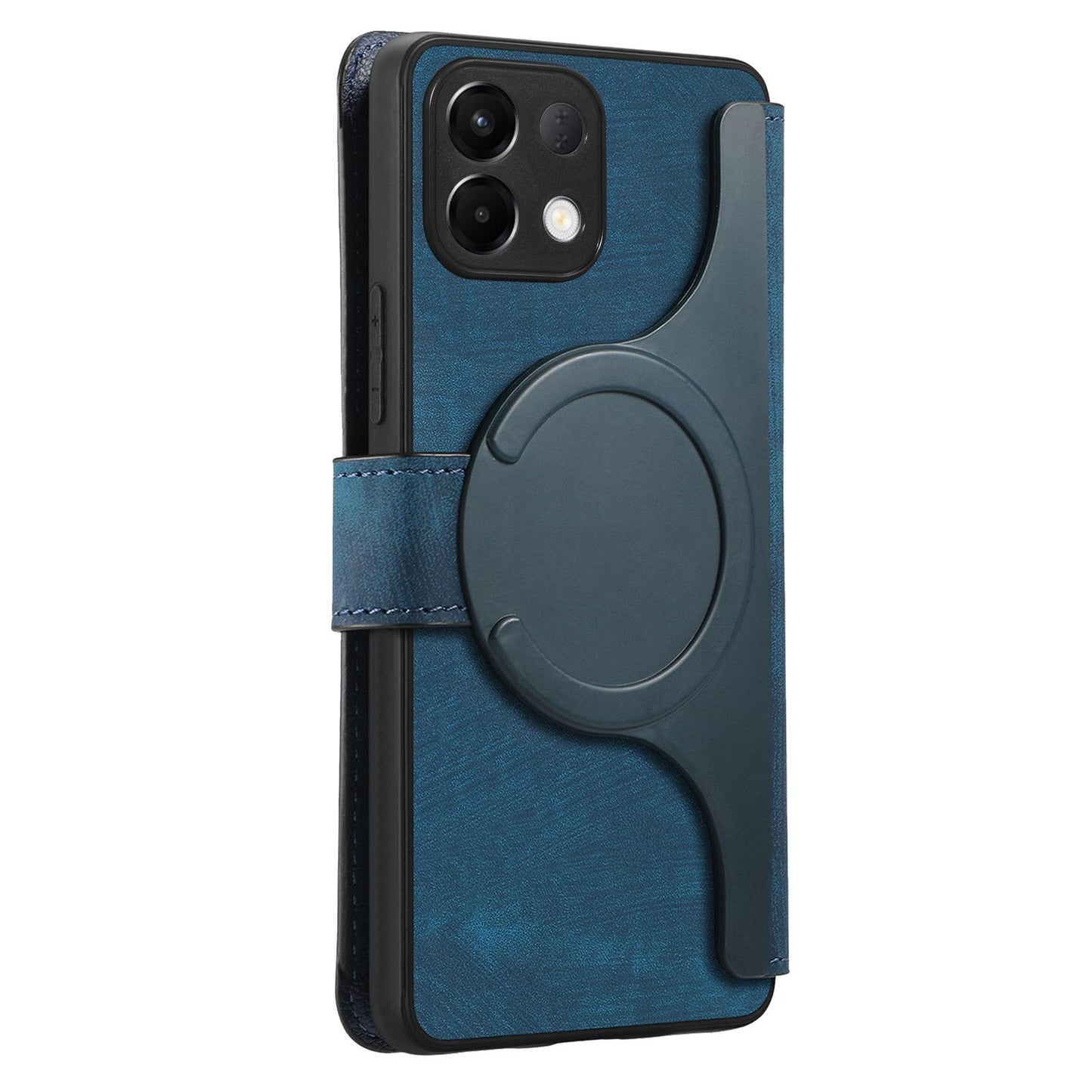 For OPPO K12s / K13x / K13 CaseNeo MagSafe RFID Anti-theft Retro Leather Phone Case(Blue)