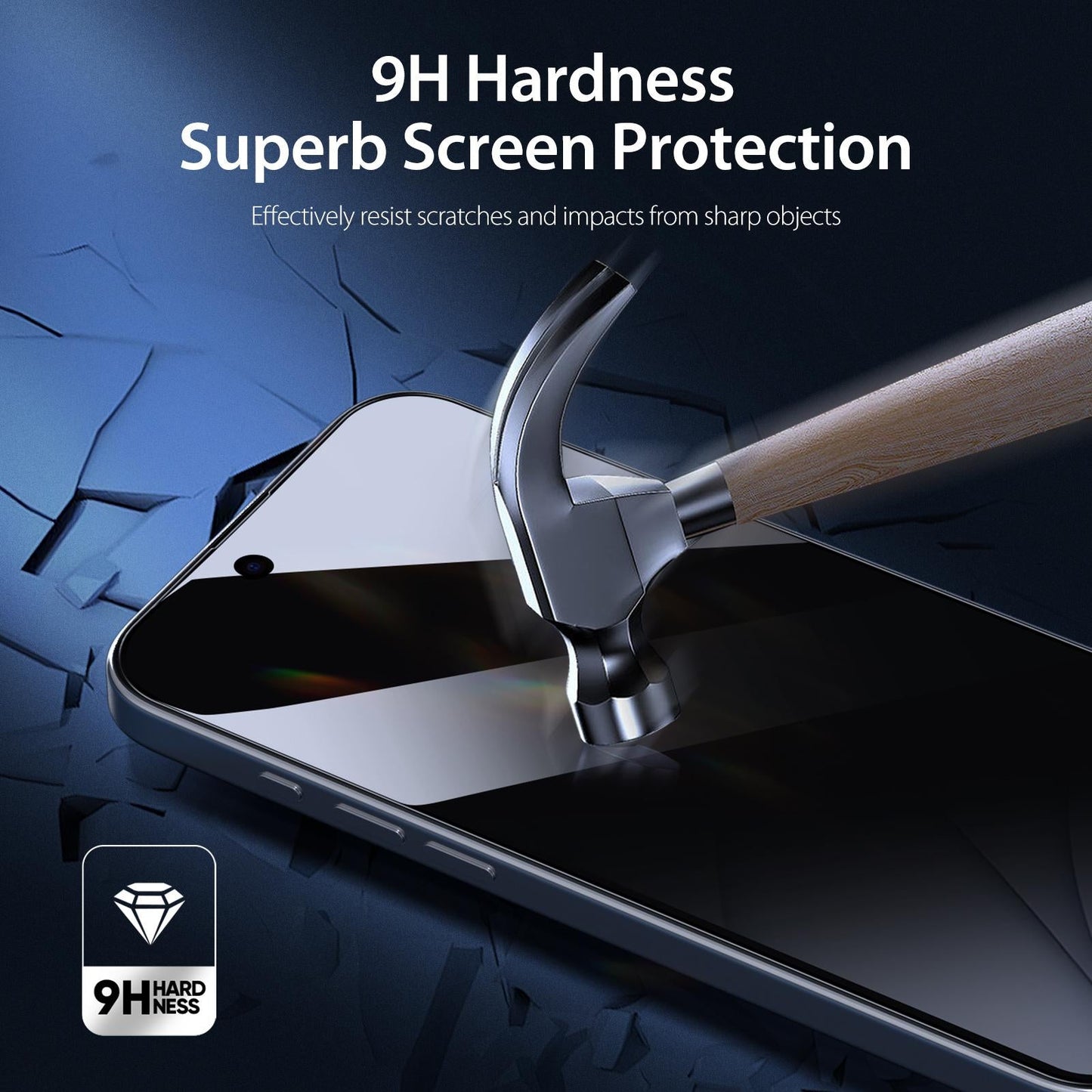 For iPhone 16e 5pcs DUX DUCIS 0.33mm 9H High Aluminum Anti-spy HD Tempered Glass Film