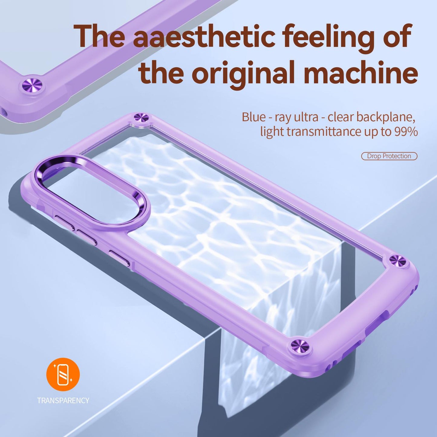 For Samsung Galaxy S25 Edge 5G TPU + PC Lens Protection Phone Case(Purple)