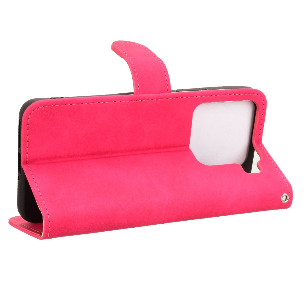 For Xiaomi 15 Pro Skin Feel Magnetic Flip Leather Phone Case(Rose Red)