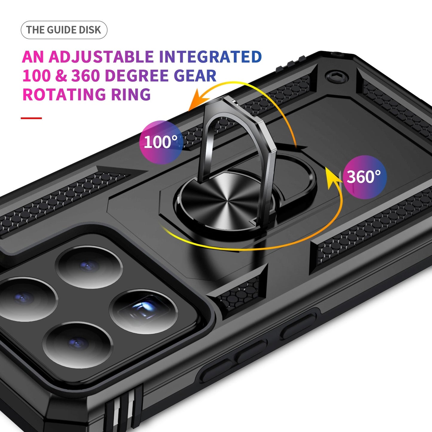 For Xiaomi 15 Pro Shockproof TPU + PC Phone Case with Holder(Black)