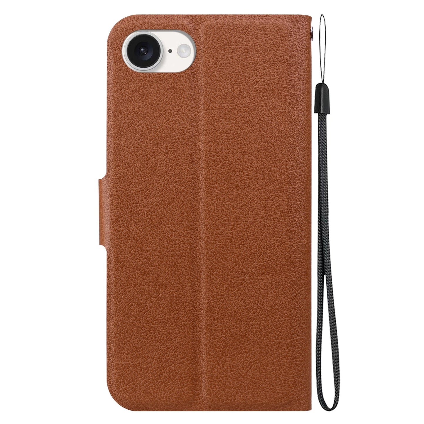 For iPhone 16e Ultra-thin Voltage Magnetic Buckle Leather Phone Case(Brown)
