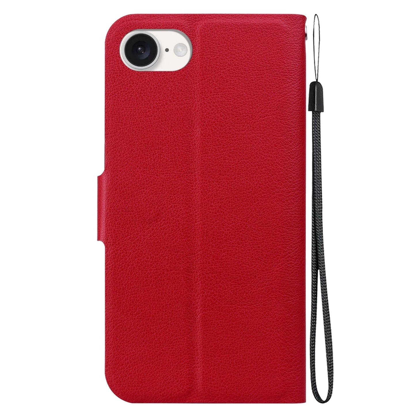 For iPhone 16e Ultra-thin Voltage Magnetic Buckle Leather Phone Case(Red)