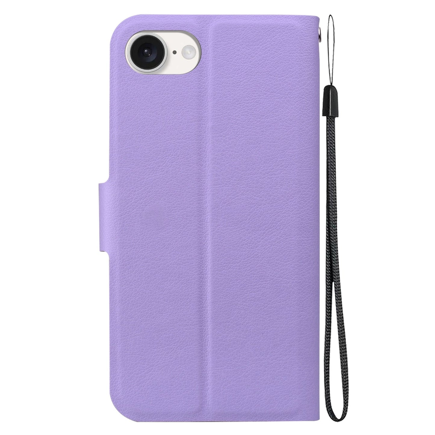 For iPhone 16e Ultra-thin Voltage Magnetic Buckle Leather Phone Case(Purple)