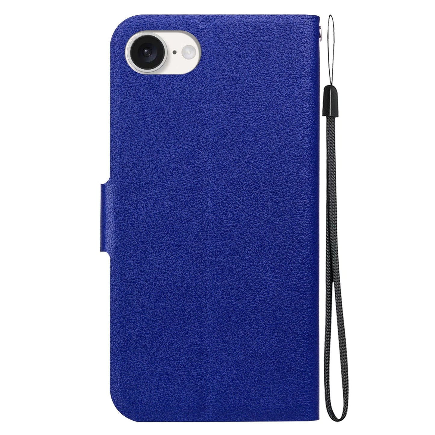 For iPhone 16e Ultra-thin Voltage Magnetic Buckle Leather Phone Case(Blue)