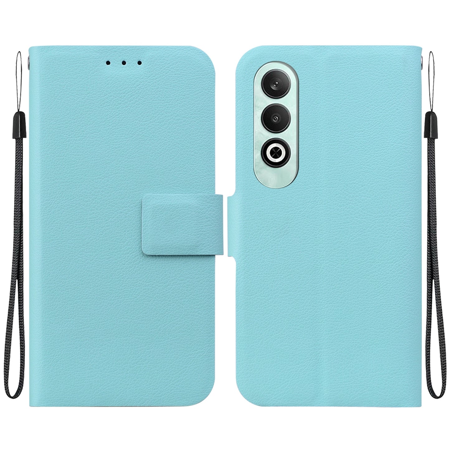 For OPPO K12 Ultra-thin Voltage Magnetic Buckle Leather Phone Case(Green)