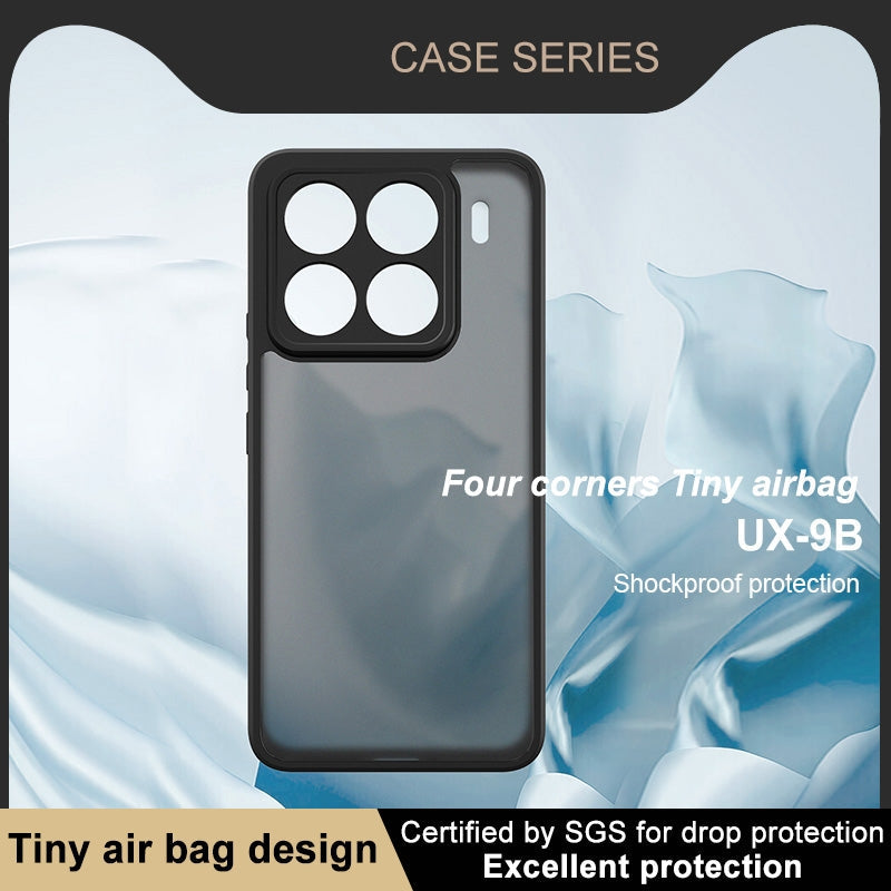 For Xiaomi 15 Pro imak UX-9B Series Four Corners Tiny Airbag Shockproof Phone Case(Black)