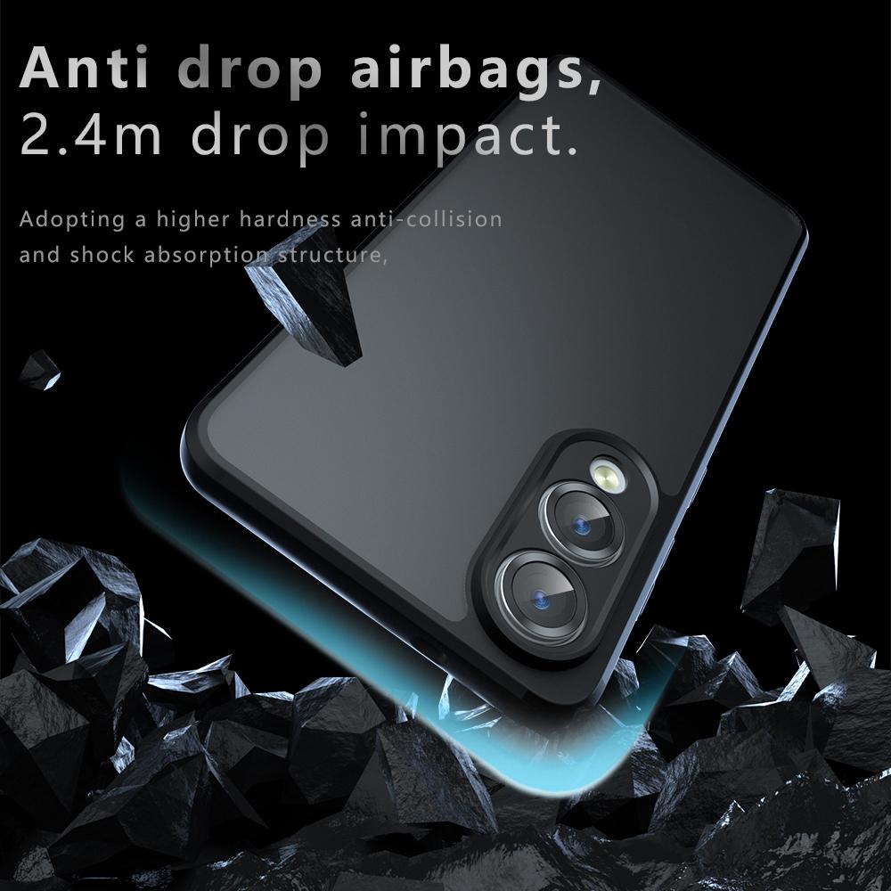 For Samsung Galaxy S25 Edge 5G Armor Precise Hole PC Hybrid TPU Phone Case(Transparent)