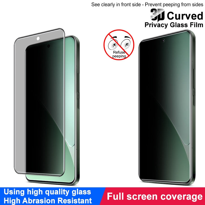 For Xiaomi 15 Pro imak 3D Curved Privacy Full Screen Tempered Glass Film