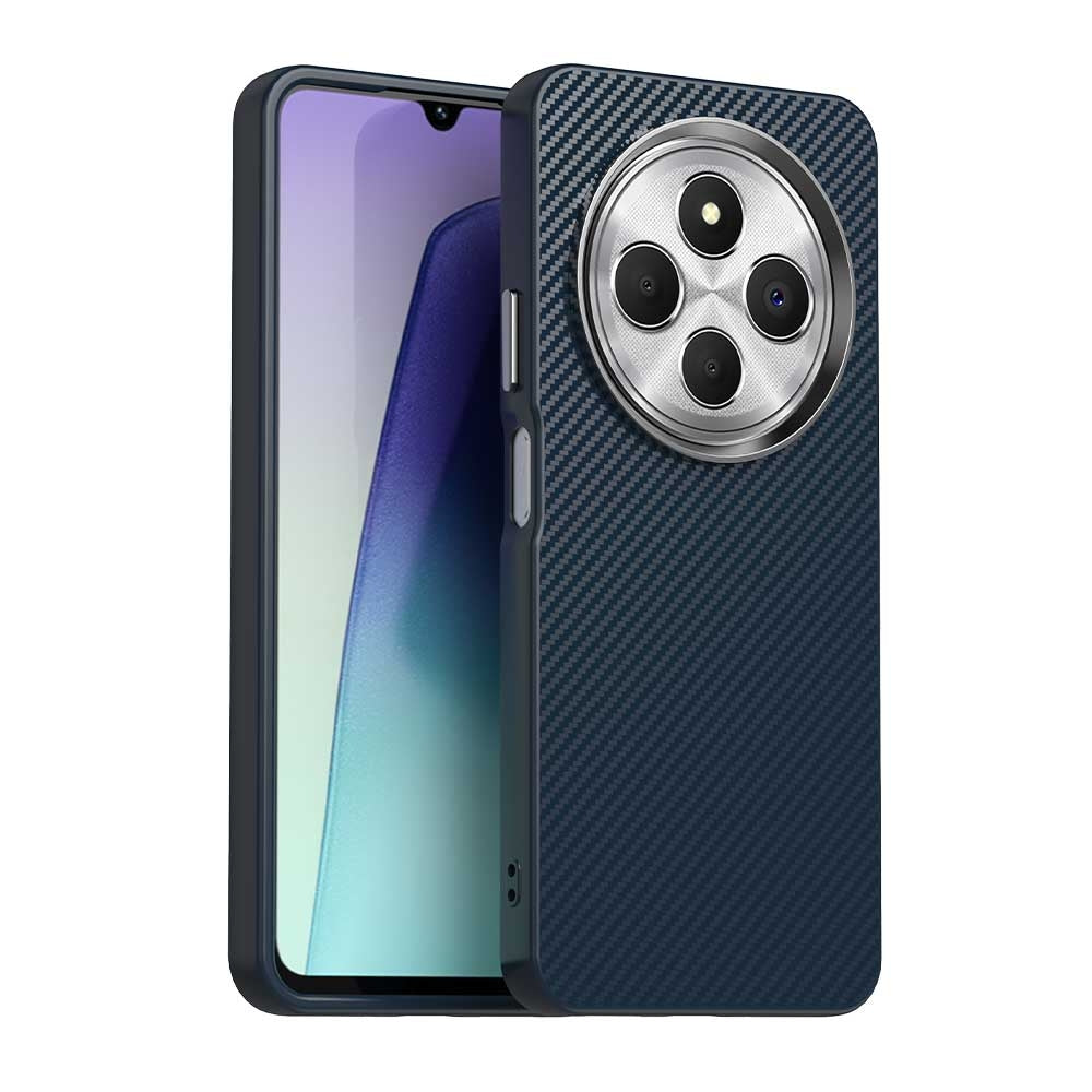 For Redmi 14C Carbon Fiber Series IMD Phone Case(Blue)