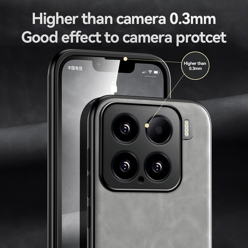 For Xiaomi 15 Pro Skin Feel Magnetic Leather Back Phone Case(Light Grey)