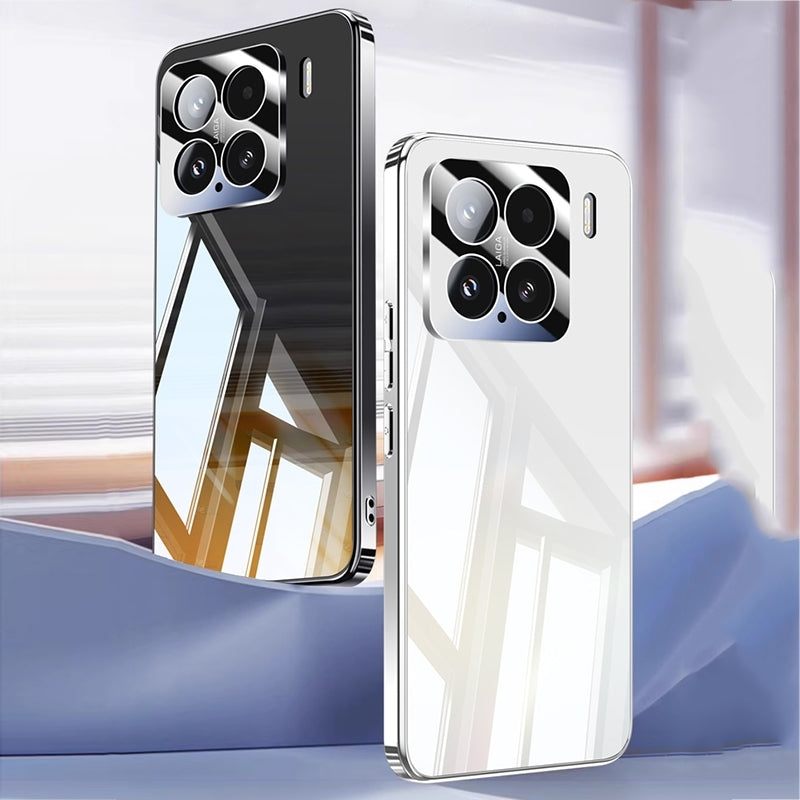 For Xiaomi 15 Pro Electroplating Ice Crystal Airbag Full Coverage Shockproof Phone Case(Black)