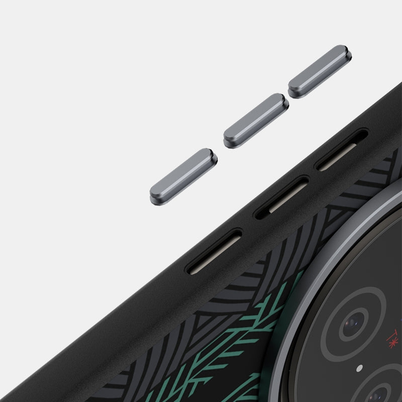 For vivo X200 Pro ABEEL 6D Micro Relief MagSafe Magnetic Phone Case(Green)