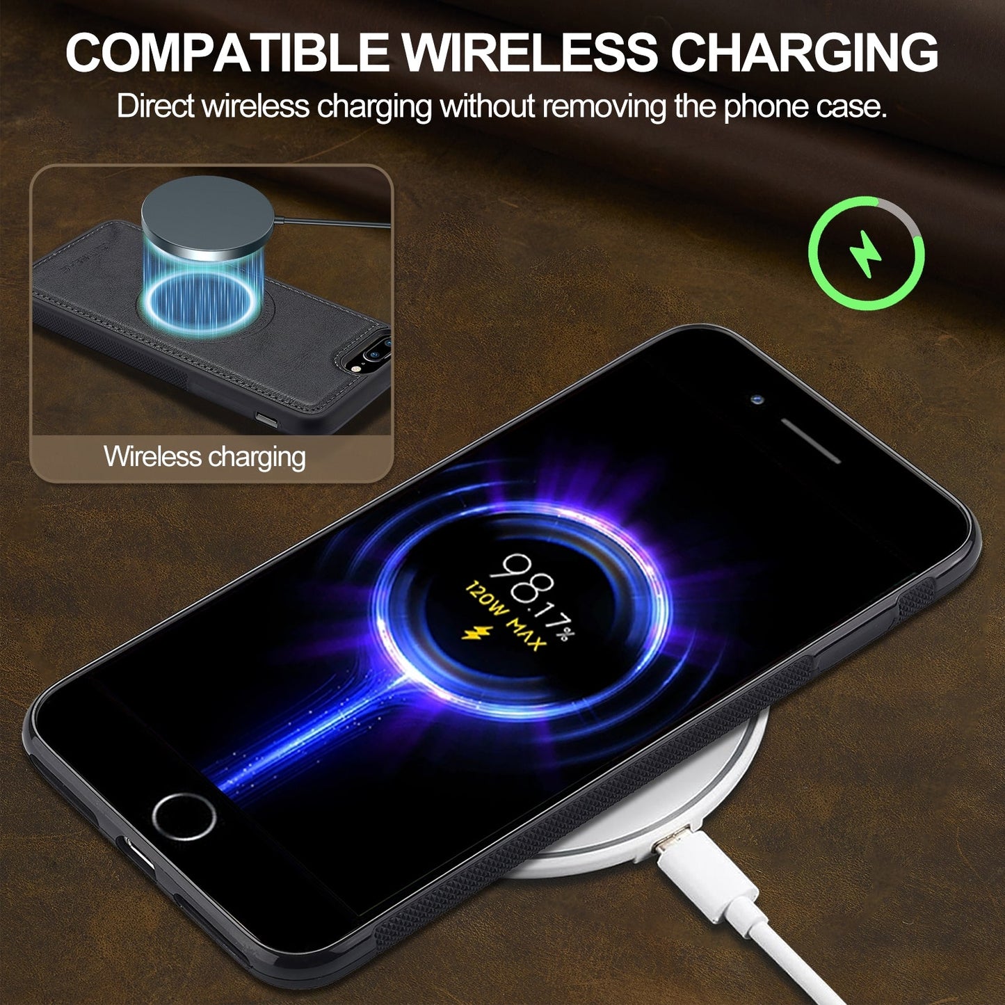 For iPhone 16e LC.IMEEKE Magsafe Phone Case(Black)