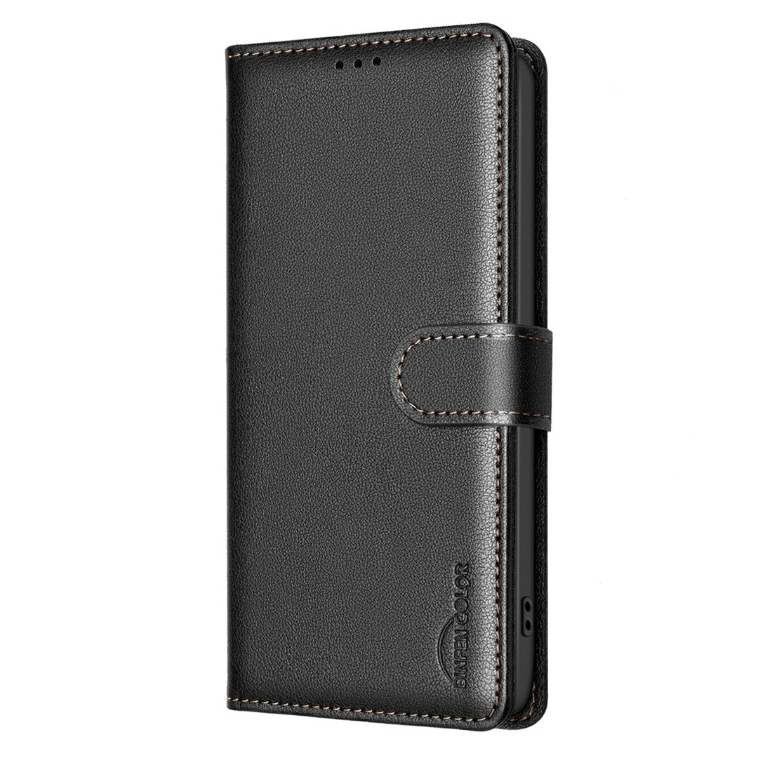 For Xiaomi 15 Pro Litchi Texture RFID Anti-theft Leather Phone Case(Black)