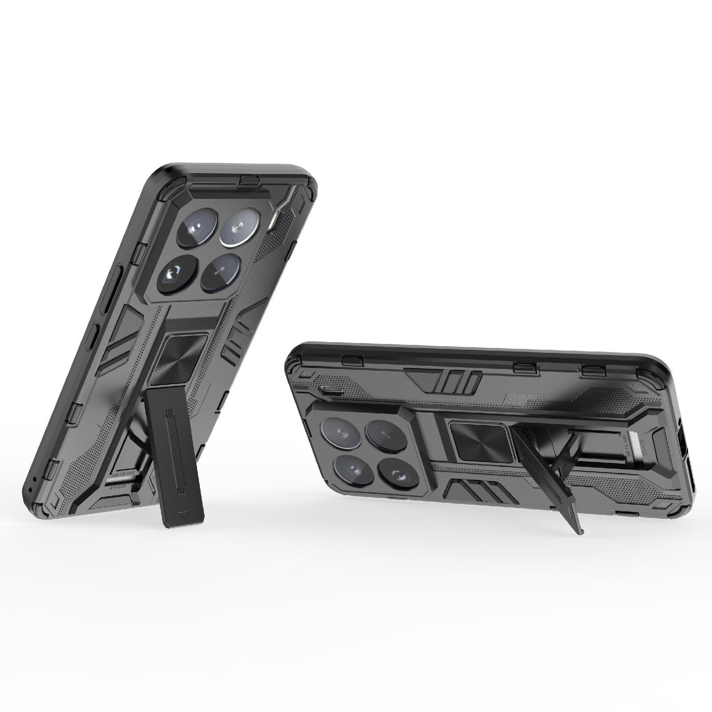 For Xiaomi 15 Pro 5G Supersonic PC + TPU Holder Phone Case(Black)