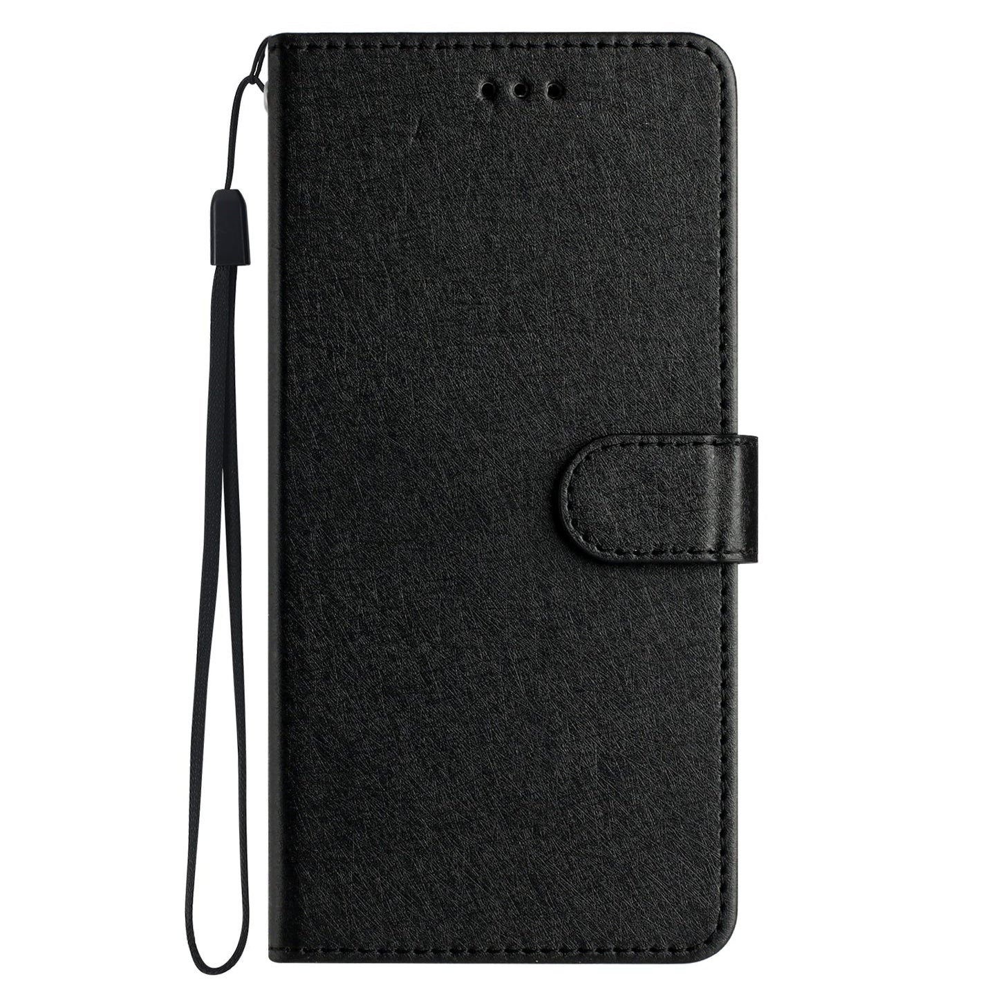 For Xiaomi 15 Pro Silk Texture Horizontal Flip Leather Phone Case(Black)