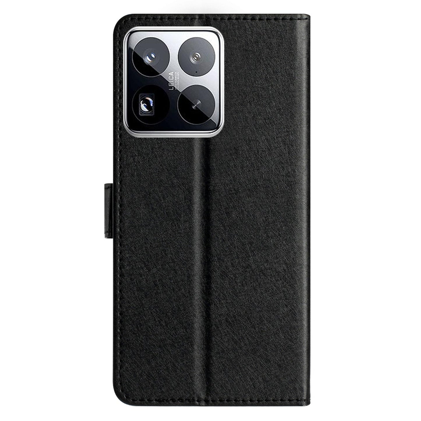 For Xiaomi 15 Pro Silk Texture Horizontal Flip Leather Phone Case(Black)