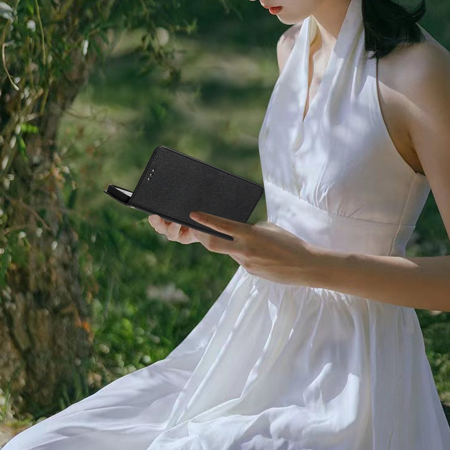 For Xiaomi 15 Pro Silk Texture Horizontal Flip Leather Phone Case(Black)