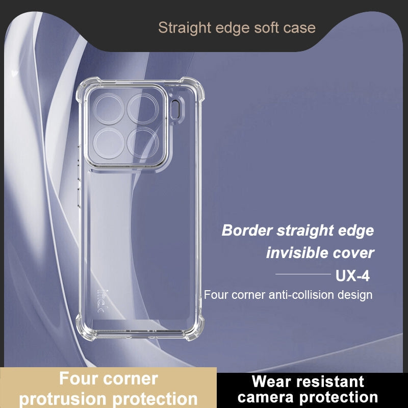 For Xiaomi 15 Pro IMAK UX-4 Series Four-corner Shockproof Phone Case(Transparent)