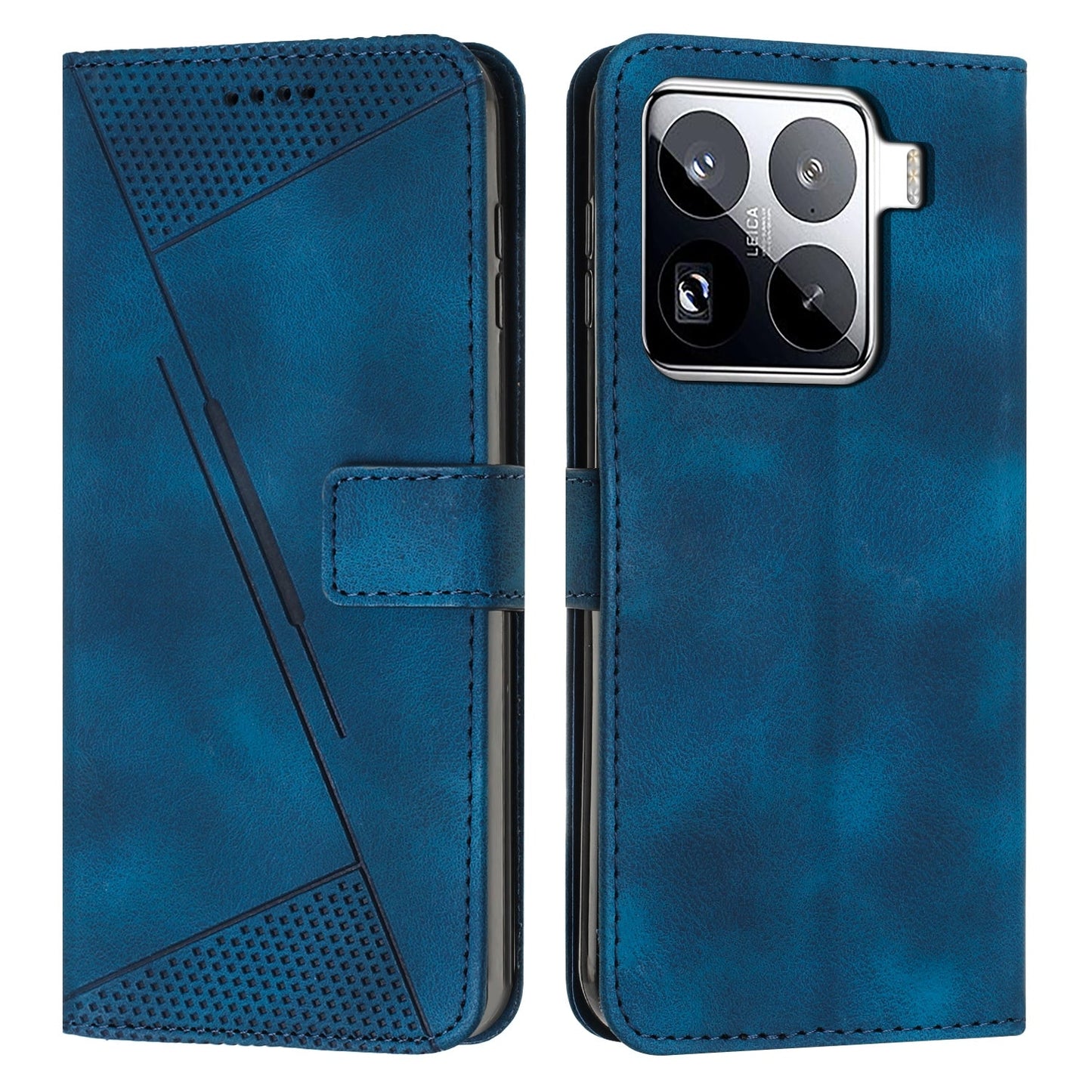 For Xiaomi 15 Pro Dream Triangle Leather Phone Case with Lanyard(Blue)