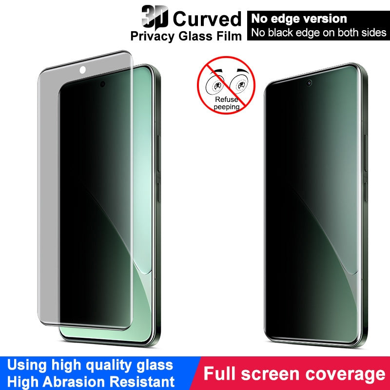 For Xiaomi 15 Pro imak No Edge Version 3D Curved Privacy Full Screen Tempered Glass Film