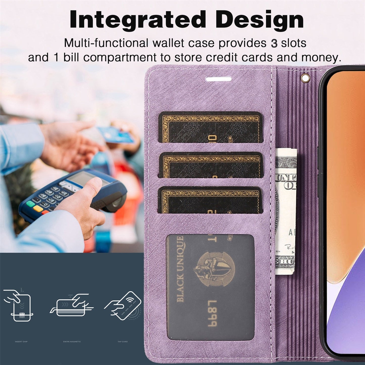 For Xiaomi 15 Orchid Butterfly Embossed Leather Phone Case(Purple)