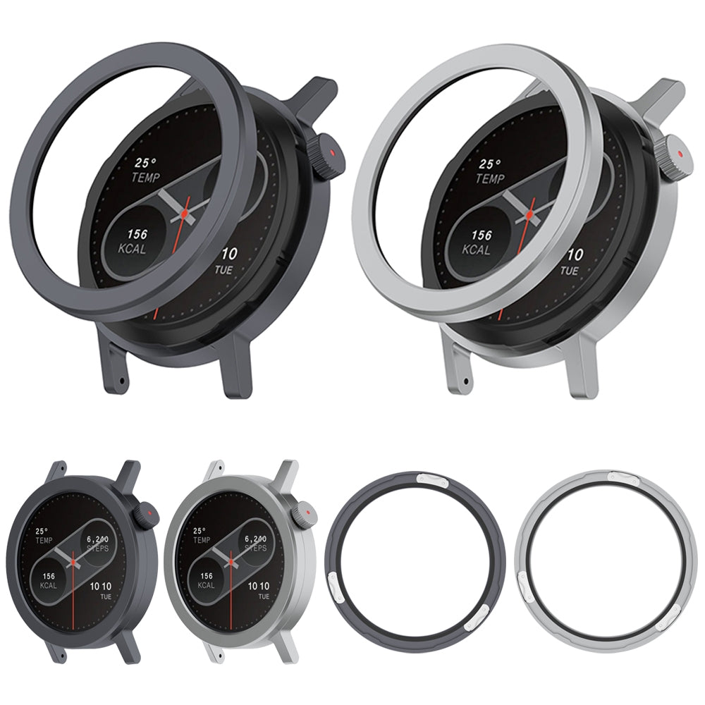 For CMF Watch Pro 2 Smart Watch Metal Bezel Ring Frame Without Words Version(Grey)