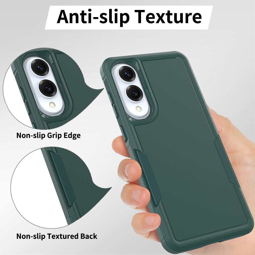 For Samsung Galaxy S25 Edge 5G 2 in 1 PC + TPU Phone Case(Dark Green)