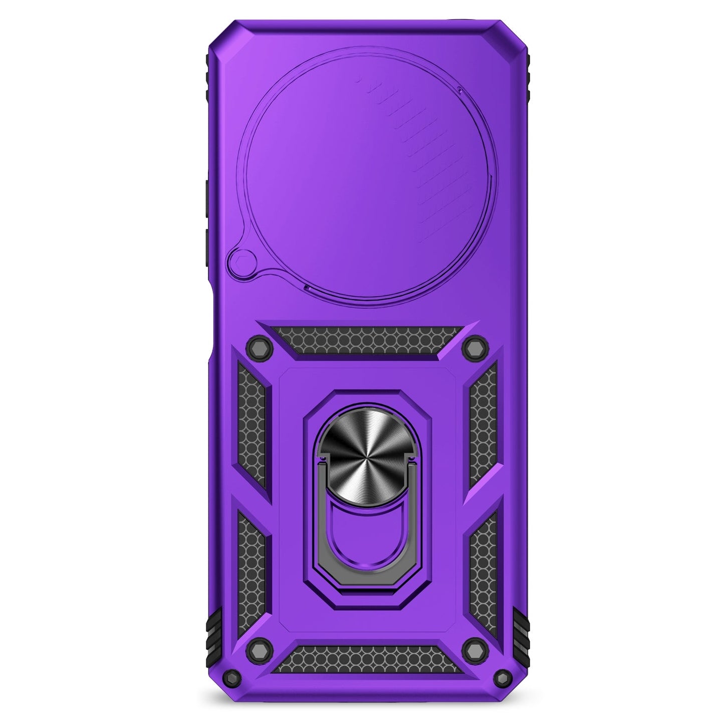 For Redmi 14C 4G Sliding Camshield Holder Phone Case(Purple)