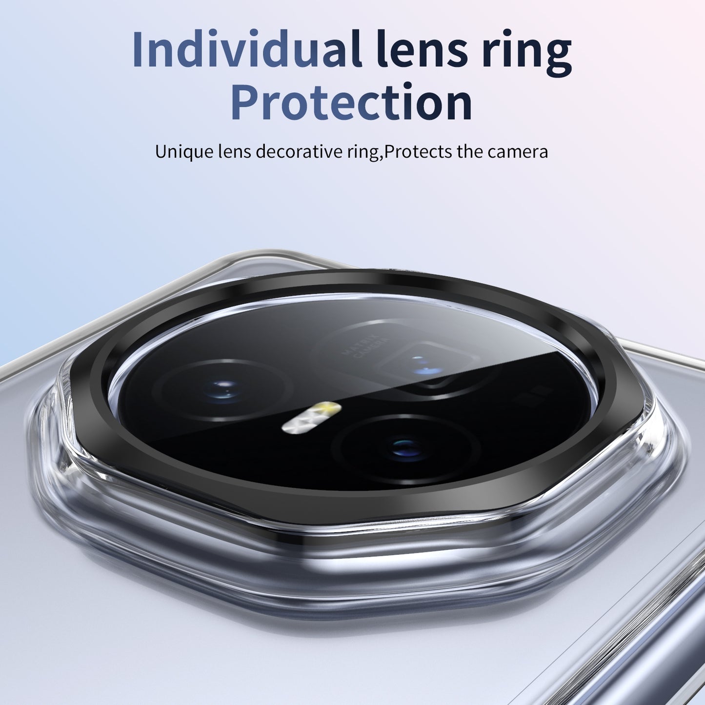 For Honor Magic V3 Ice-Cold Holder PC Hybrid TPU Phone Case(Black)