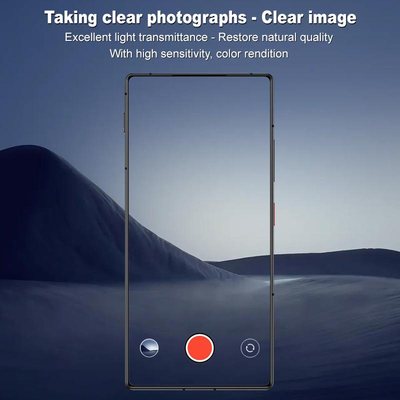 For ZTE Nubia Z70 Ultra 5G 2 PCS/Set IMAK HD Glass Rear Camera Lens Film