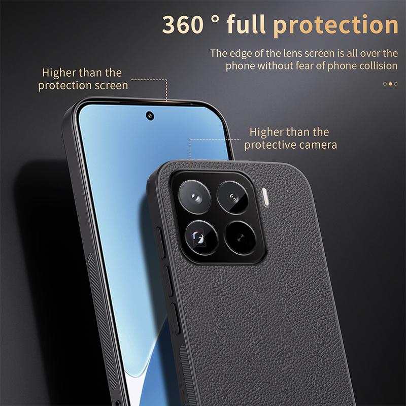 For Xiaomi 15 Pro HUIYI Leather Magnetic Phone Case(Blue)