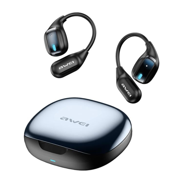 awei TZ12 Sport Wireless BT 5.4 Air Conduction Earphones(Black)