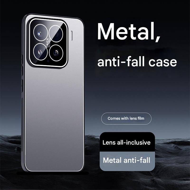 For Xiaomi 15 Ice Aluminum Metal Explosion-proof Frosted Phone Case(Blue)