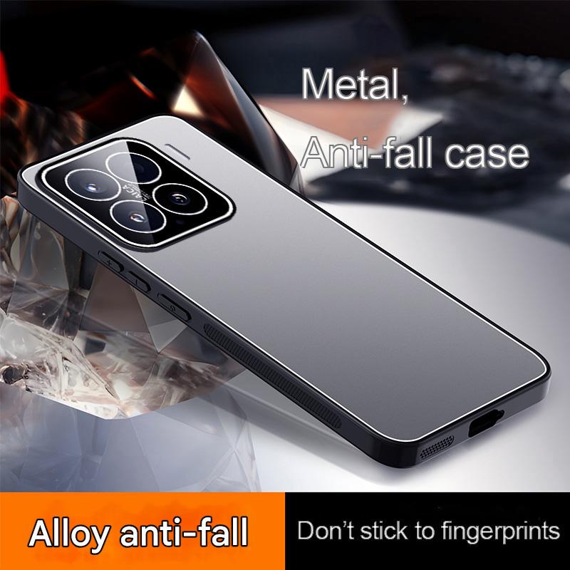 For Xiaomi 15 Ice Aluminum Metal Explosion-proof Frosted Phone Case(Blue)