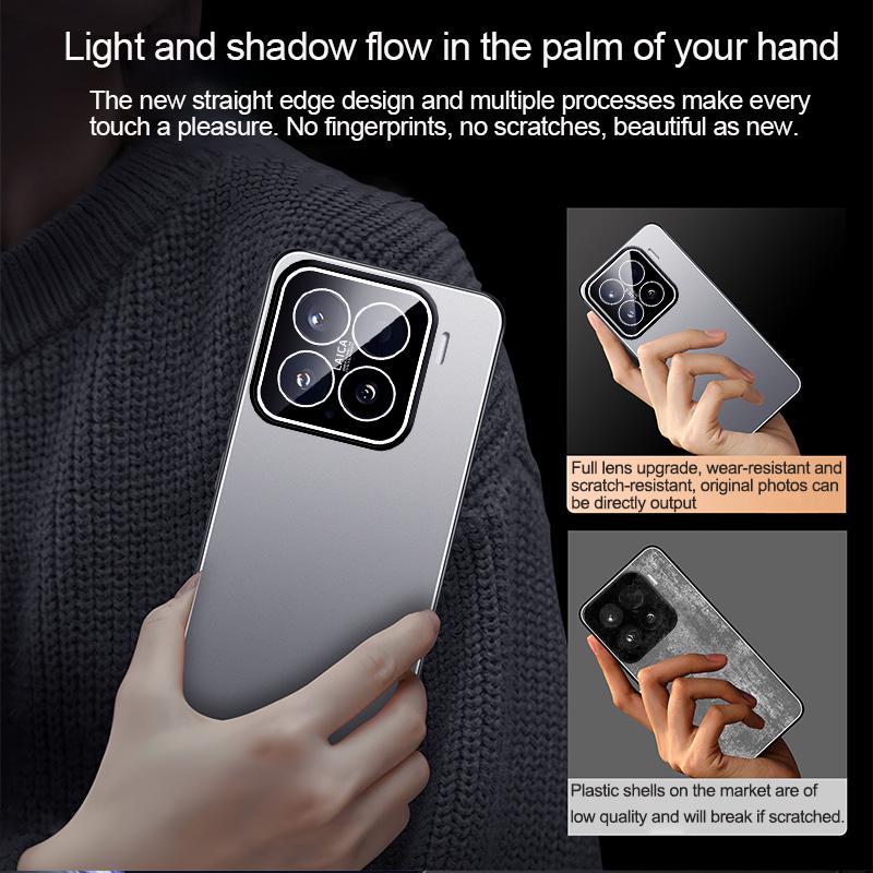 For Xiaomi 15 Ice Aluminum Metal Explosion-proof Frosted Phone Case(Blue)