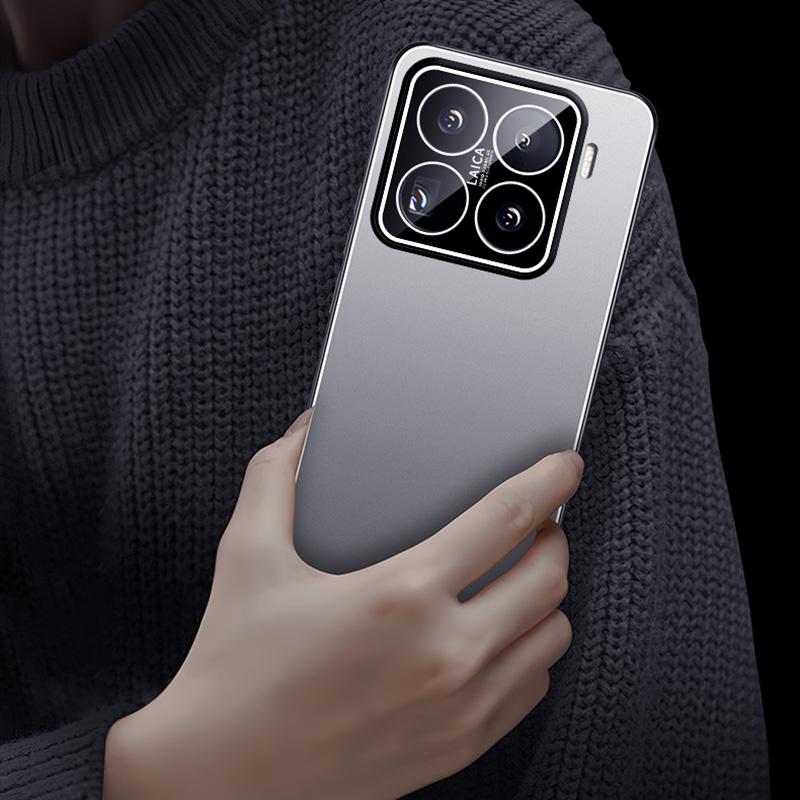 For Xiaomi 15 Pro Ice Aluminum Metal Explosion-proof Frosted Phone Case(Silver)