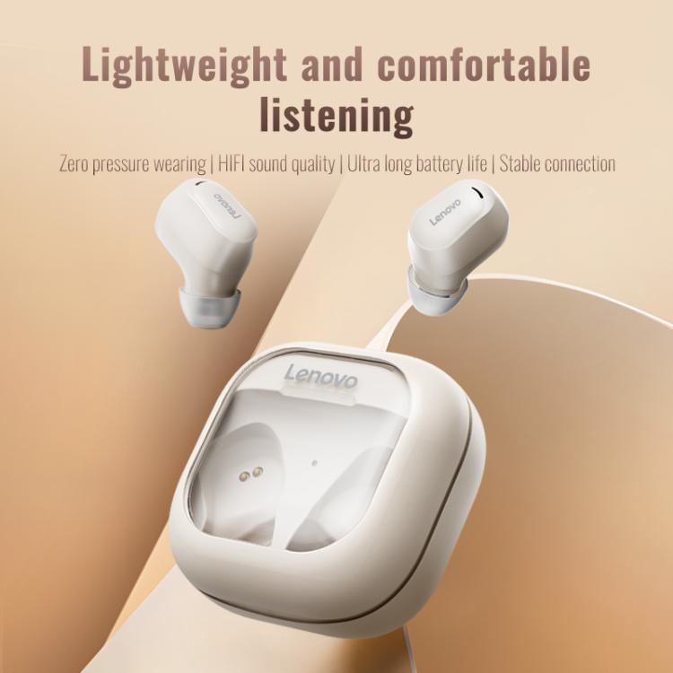 Original Lenovo EA200 In-Ear True Wireless Bluetooth Earphones(Rock White)