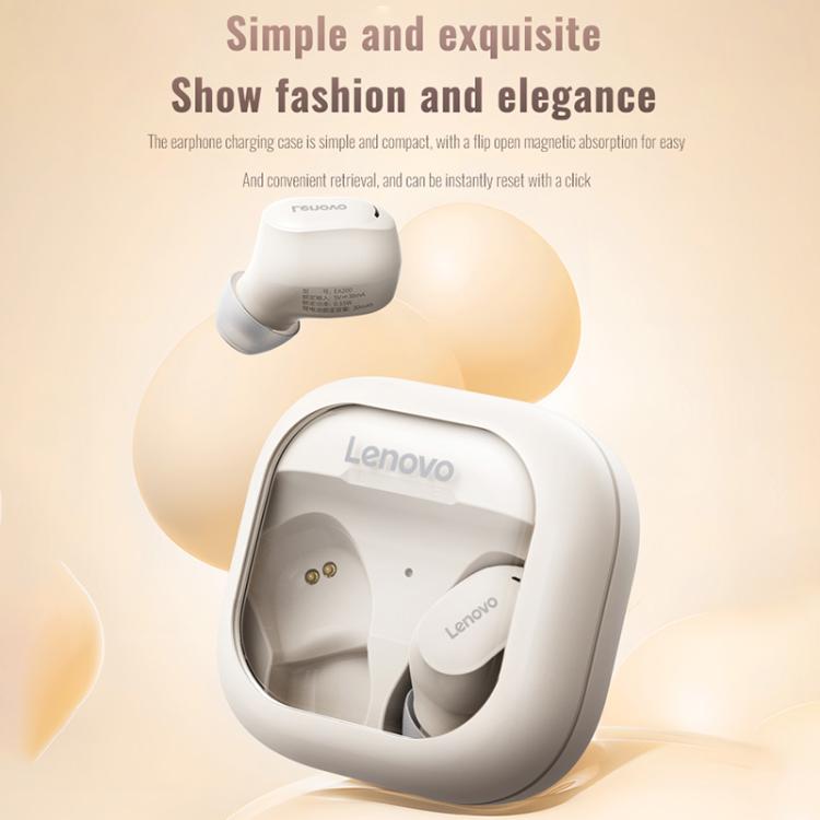 Original Lenovo EA200 In-Ear True Wireless Bluetooth Earphones(Rock White)