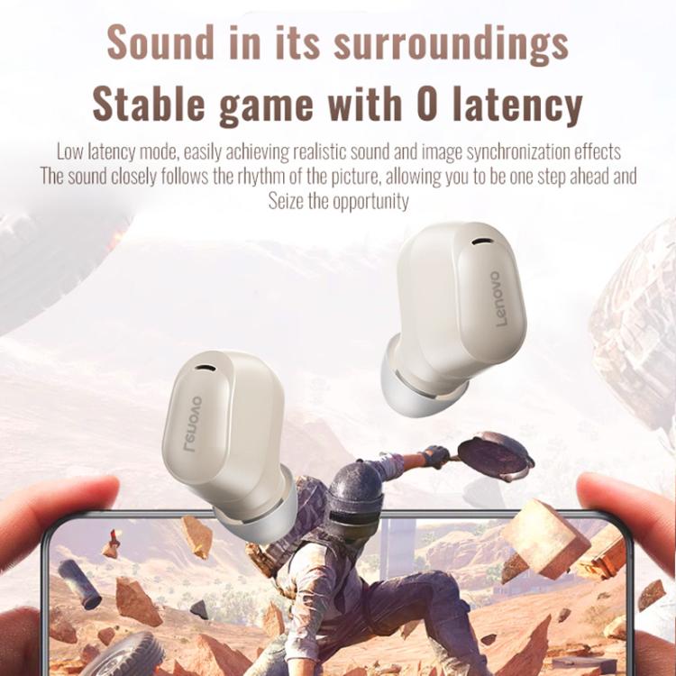 Original Lenovo EA200 In-Ear True Wireless Bluetooth Earphones(Rock White)