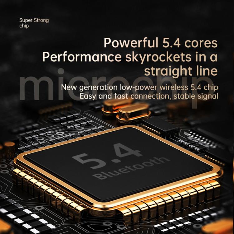 Original Lenovo EA305 Ear-mounted Digital Display True Wireless Bluetooth Earphones(Rock White)