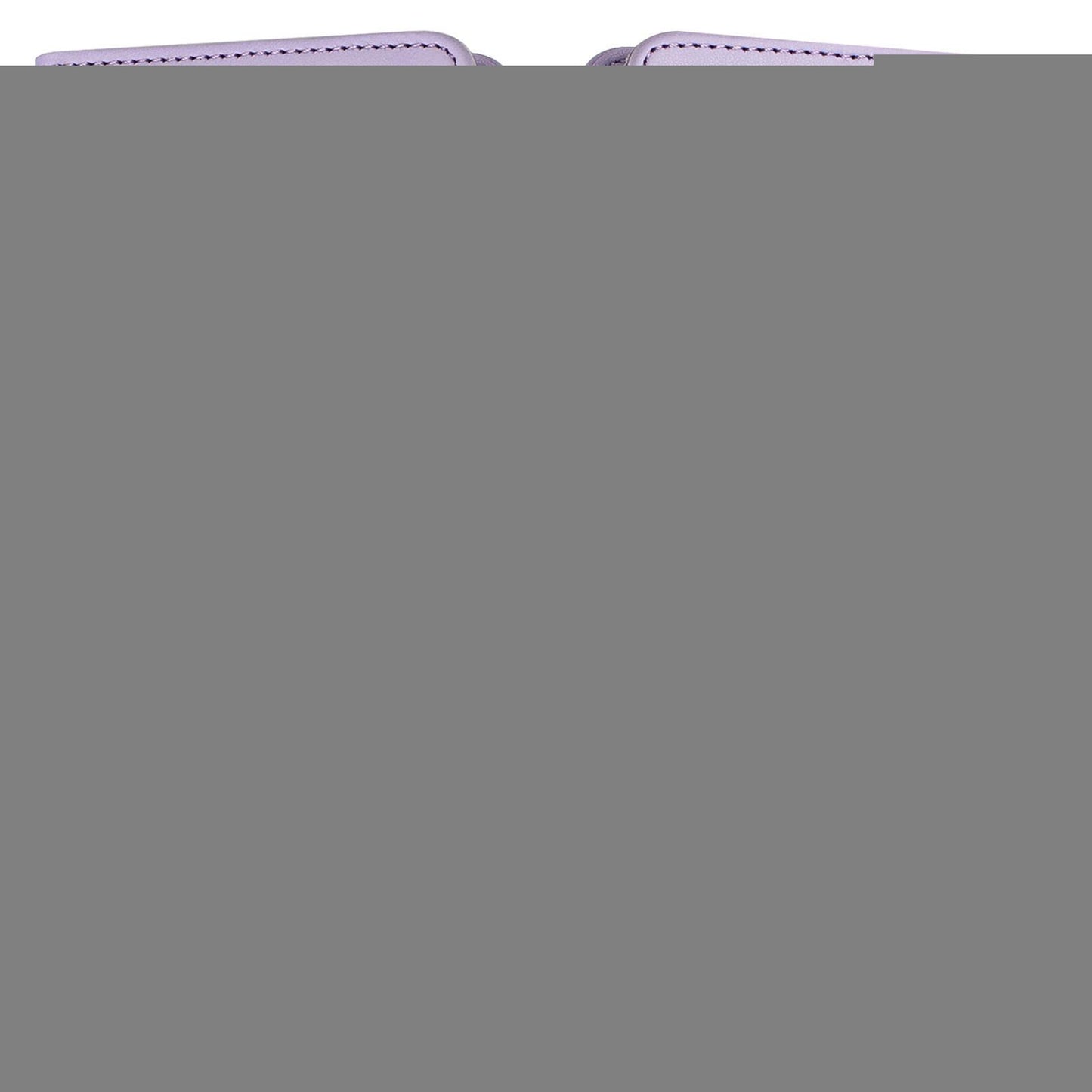 For vivo V50 Lite 5G Smile Embossing RFID Leather Phone Case(Light Purple)