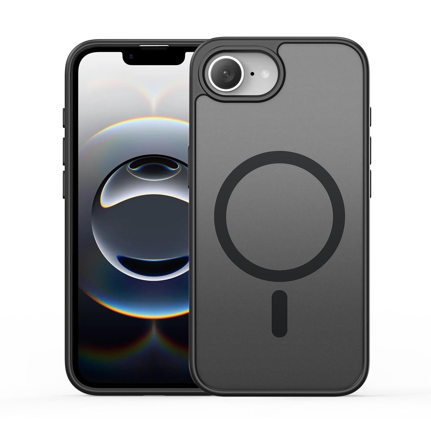 For iPhone 16e DUX DUCIS Yind Series MagSafe TPU Hybrid PC Phone Case(Black)