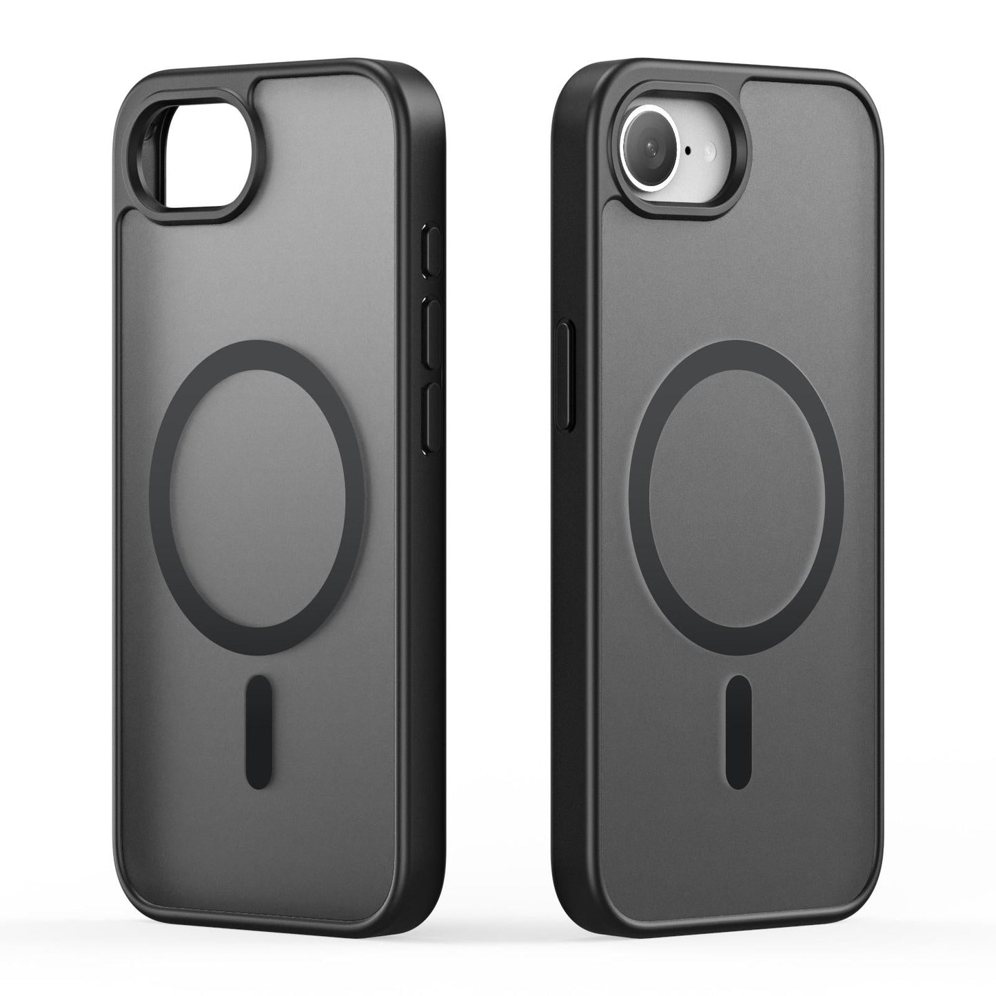 For iPhone 16e DUX DUCIS Yind Series MagSafe TPU Hybrid PC Phone Case(Black)