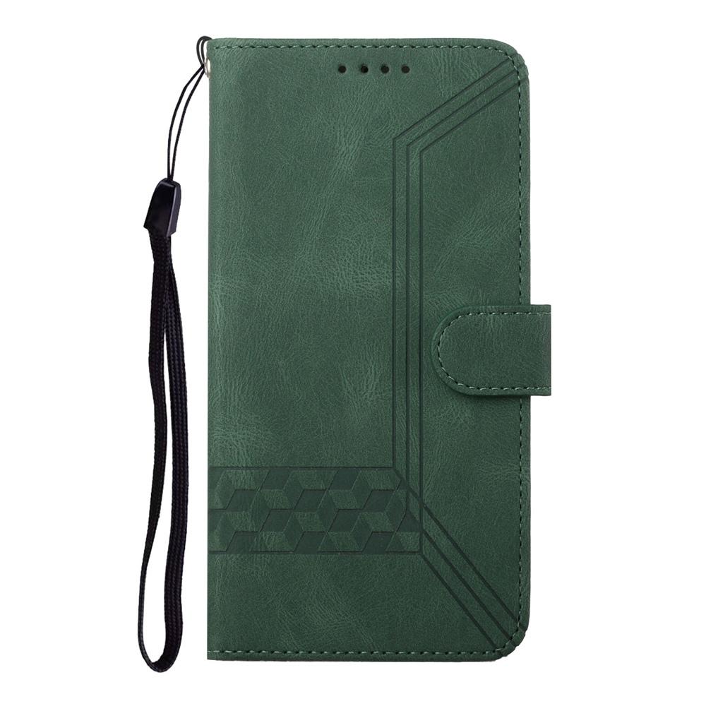 For vivo V50 Lite 4G / 5G Cubic Skin Feel Flip Leather Phone Case(Green)