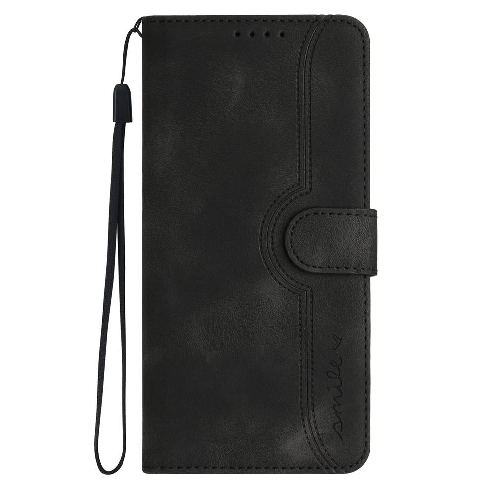 For vivo V50 Lite 4G / 5G Heart Pattern Skin Feel Leather Phone Case(Black)
