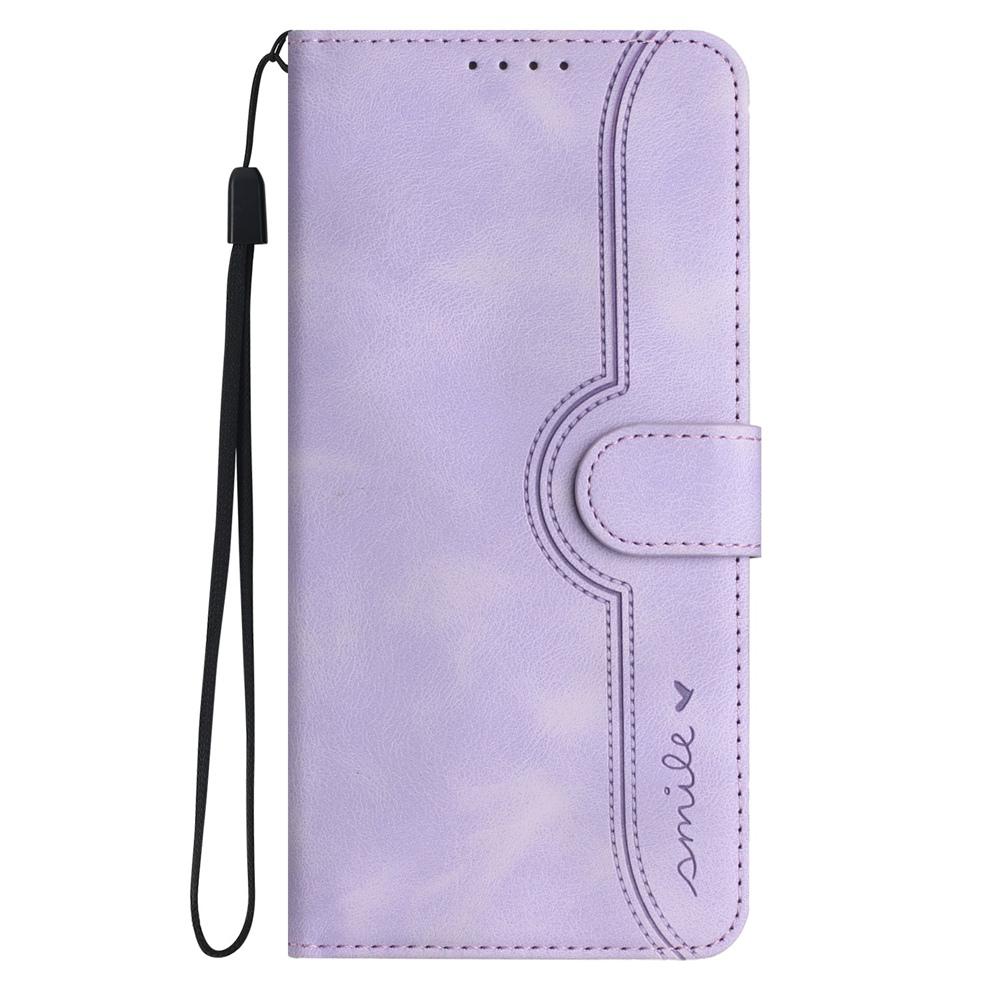 For vivo V50 Lite 4G / 5G Heart Pattern Skin Feel Leather Phone Case(Purple)
