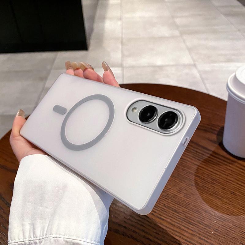 For Samsung Galaxy S25 Edge 5G Ice Fog MagSafe PC Phone Case(Titanium Grey)