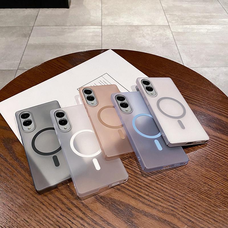 For Samsung Galaxy S25 Edge 5G Ice Fog MagSafe PC Phone Case(Titanium Grey)